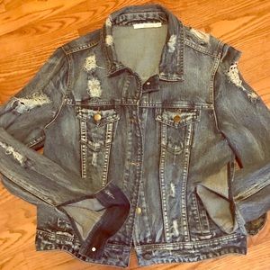 Destructed Denim Jacket